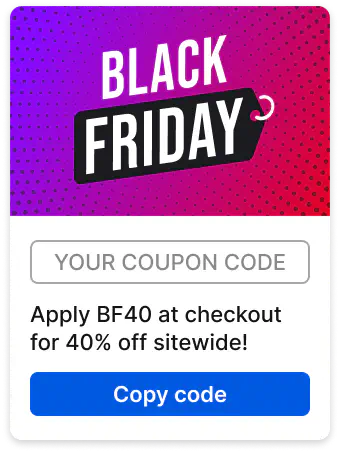 LiveChat® campaign template that motivated shoppers to add more to their carts with a coupon code