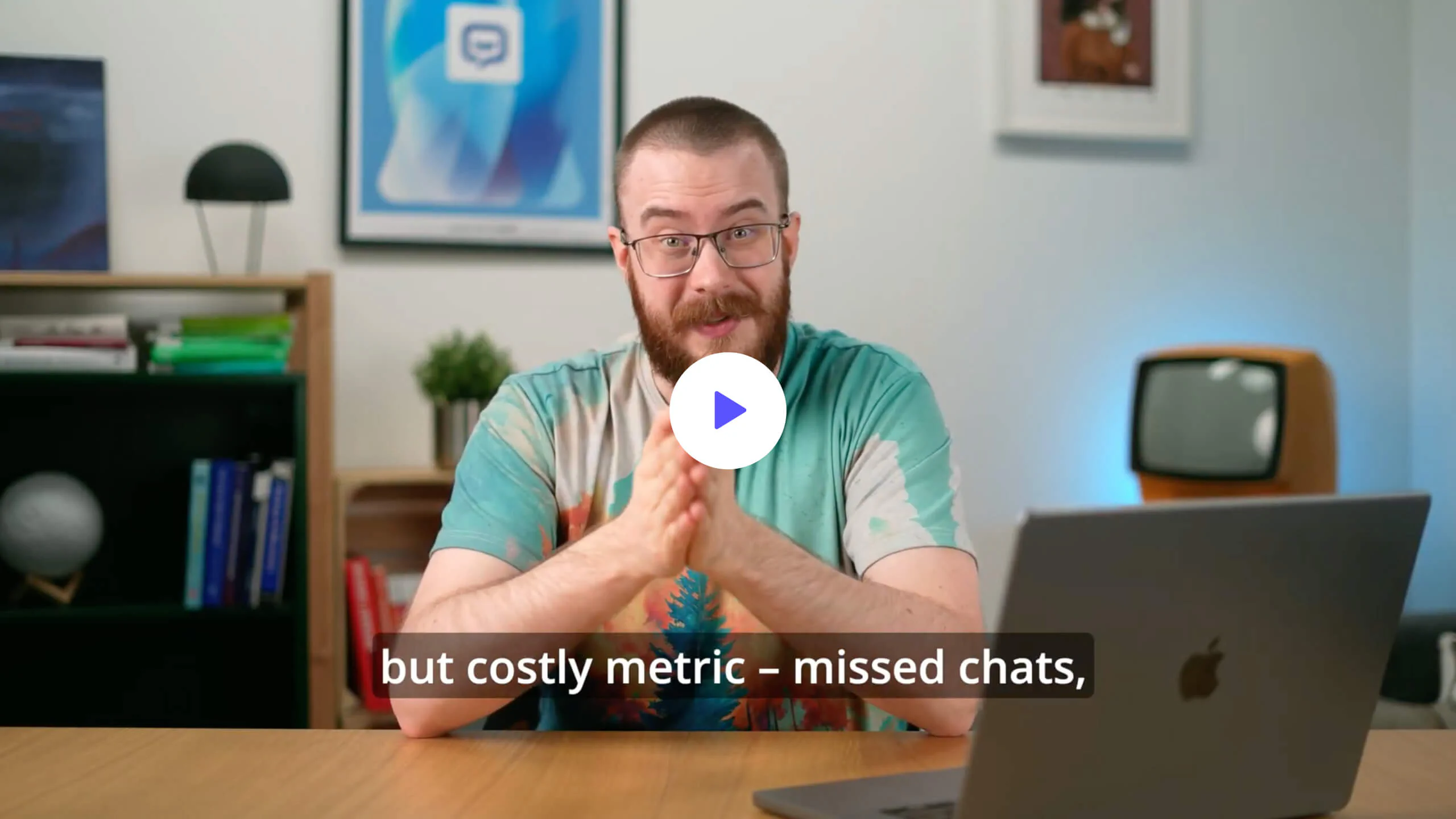 Video poster: missing chats