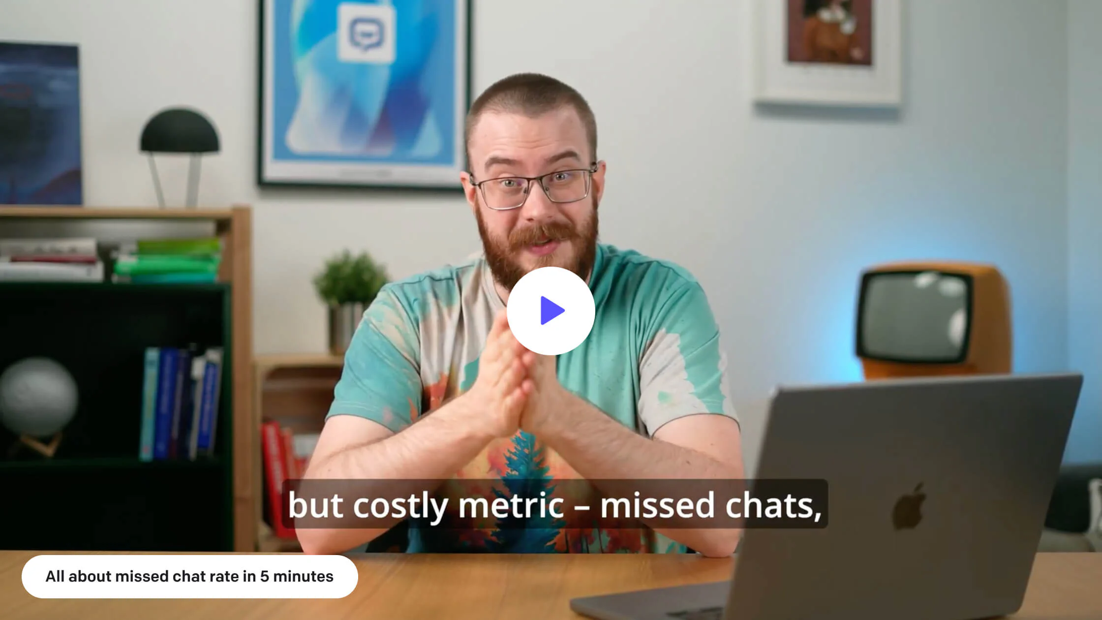Video poster: missing chats