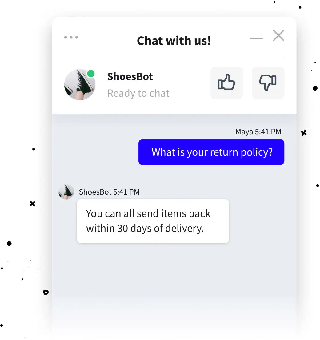 FAQ chat bot for LiveChat integration