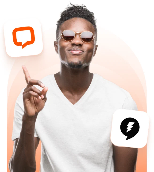 A customer selecting LiveChat as the best Drift alternative for live chat and customer engagement