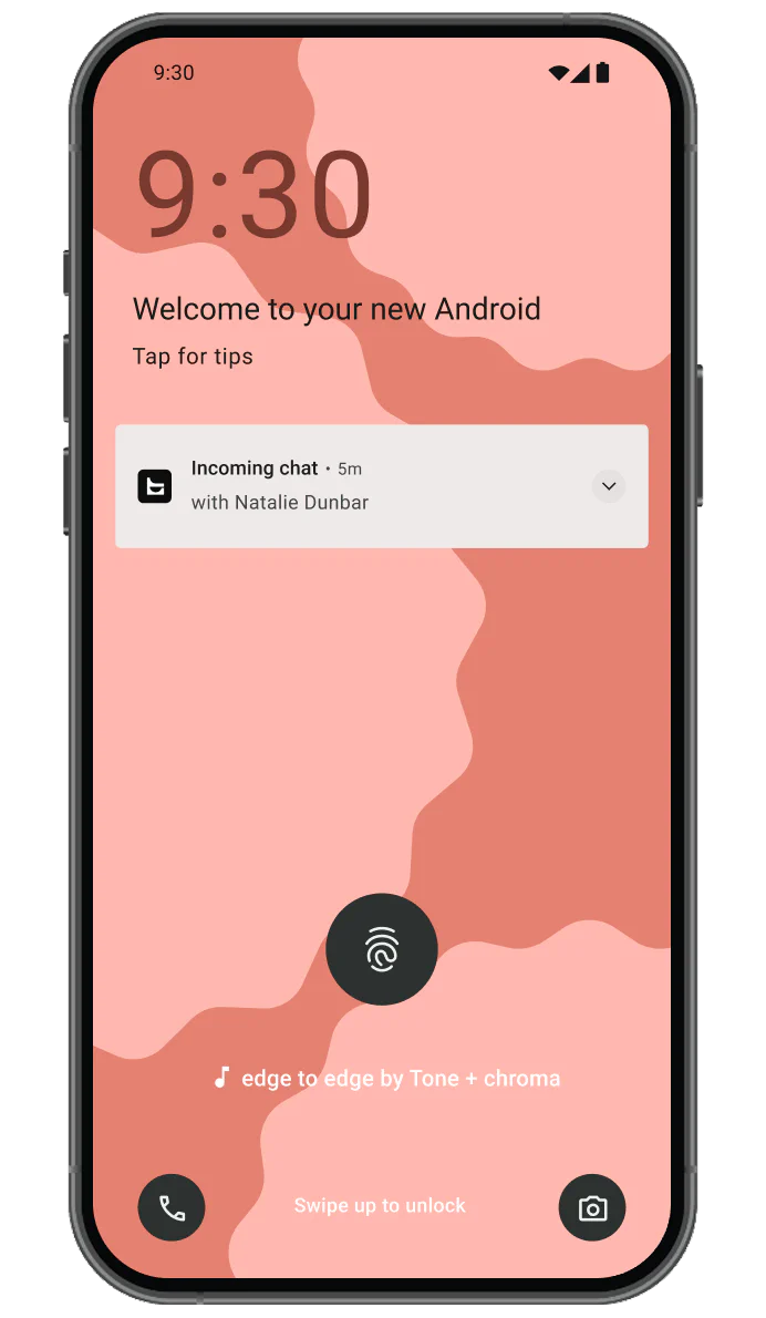 Notificaciones de la aplicación de chat en vivo para Android