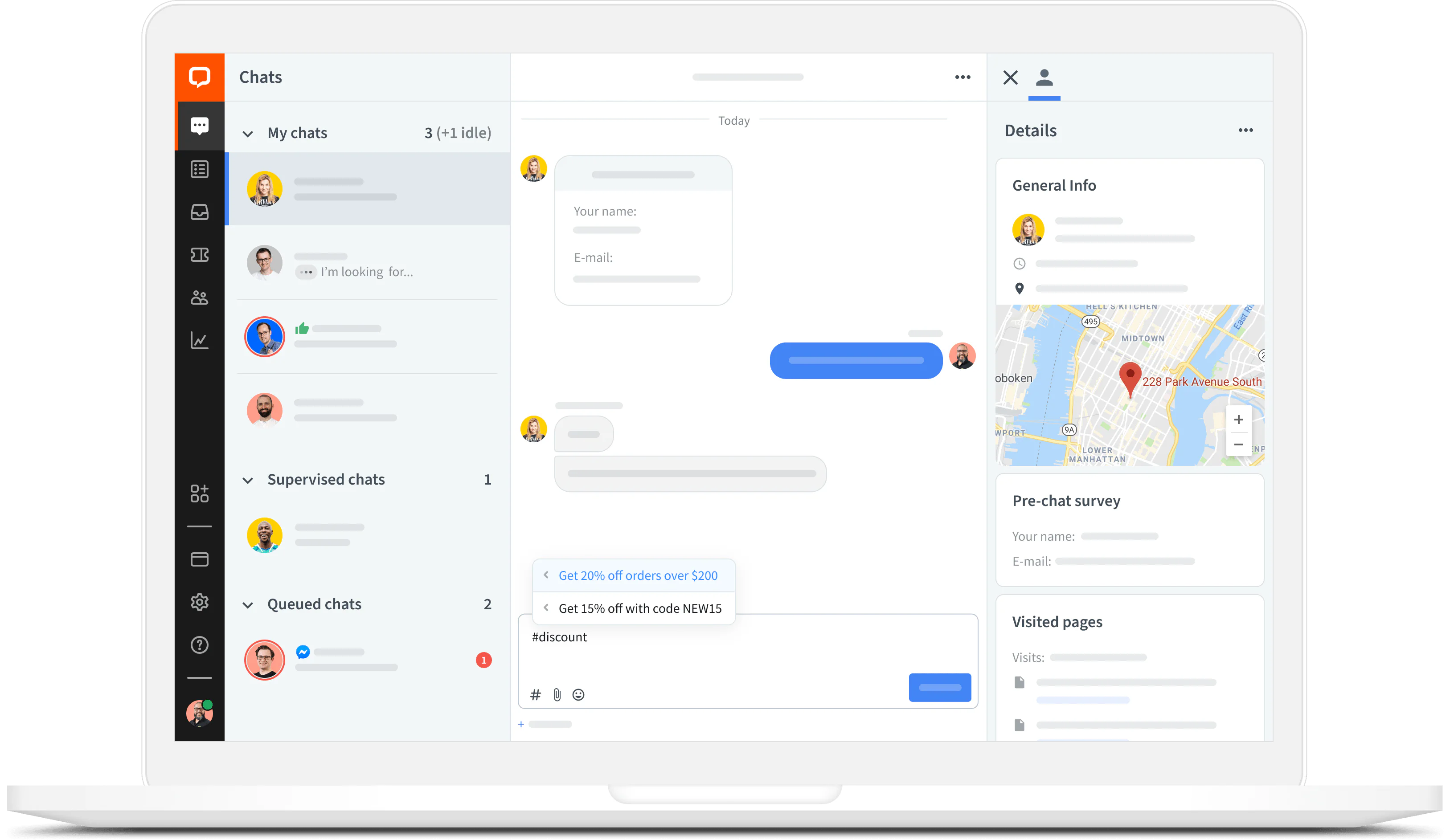 LiveChat® Mac app features