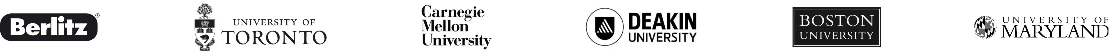 Logos of LiveChat® customers from education industry