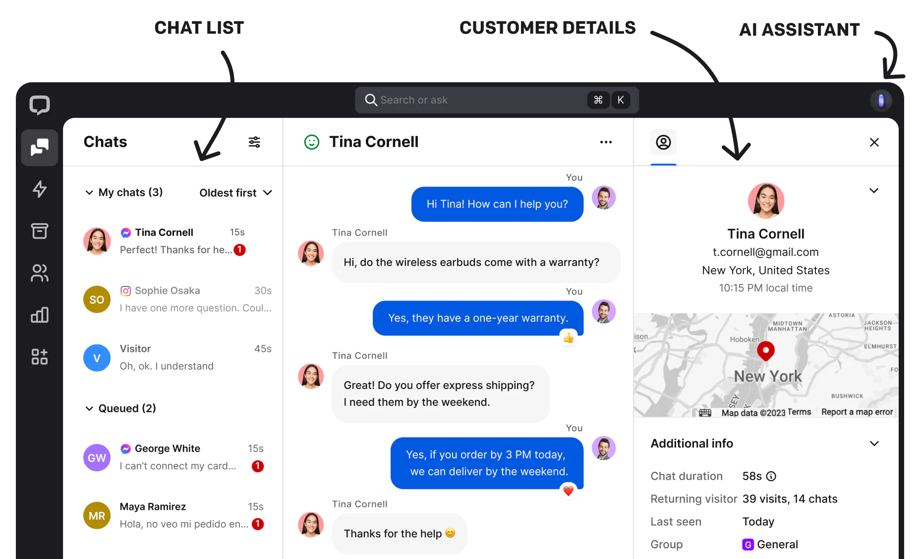 LiveChat® - a chat software designed to help you engage, support, and sell products directly on your website.