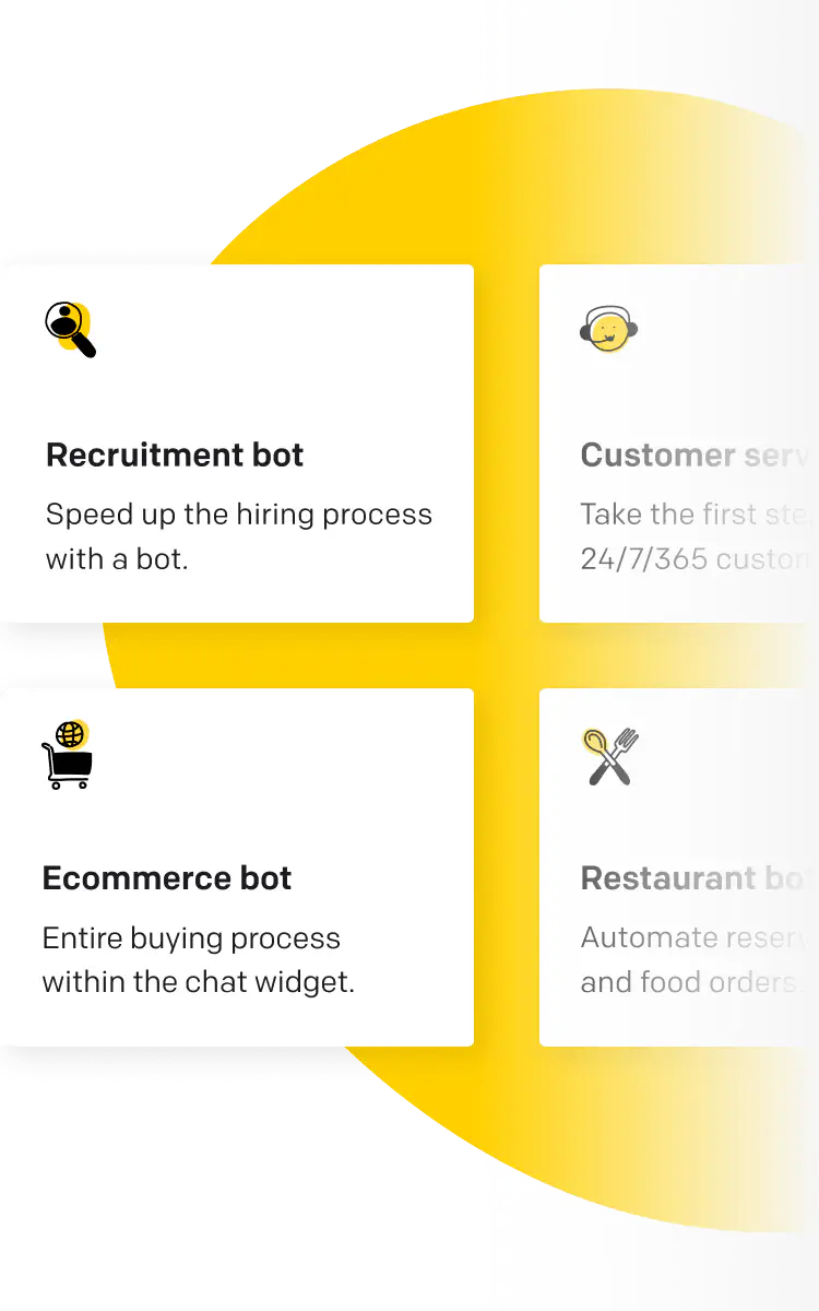 Chatbot rich messages for LiveChat® integration - quick replies