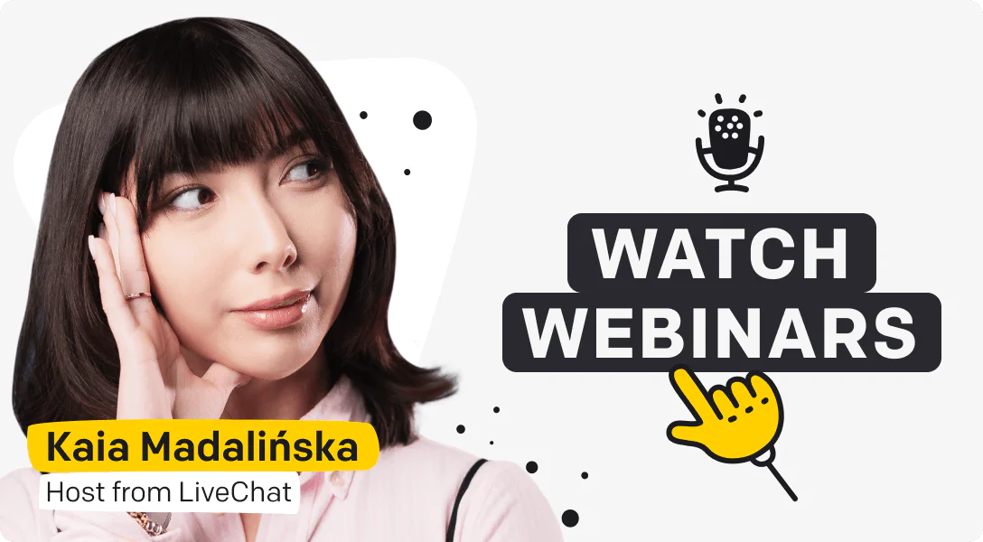 Webinar about LiveChat®'s features