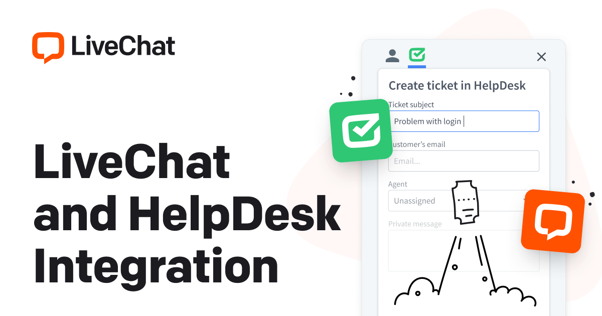 Livechat Integration With Helpdesk Software Livechat Livechat Integration With Helpdesk Software Livechat