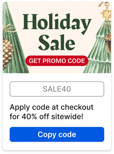 LiveChat® campaign template that motivated shoppers to add more to their carts with a coupon code