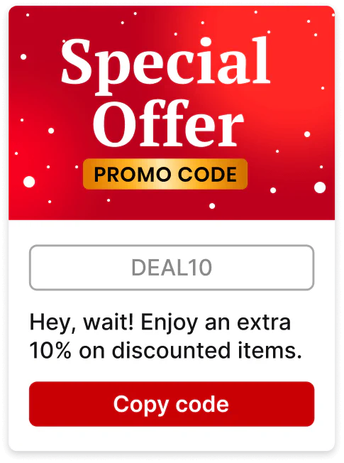 Exit-intent campaign in LiveChat® to encourage hesitant shoppers to stay on a website and buy