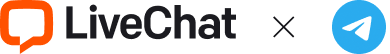 LiveChat® and Telegram integration