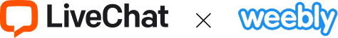 LiveChat® and Weebly integration