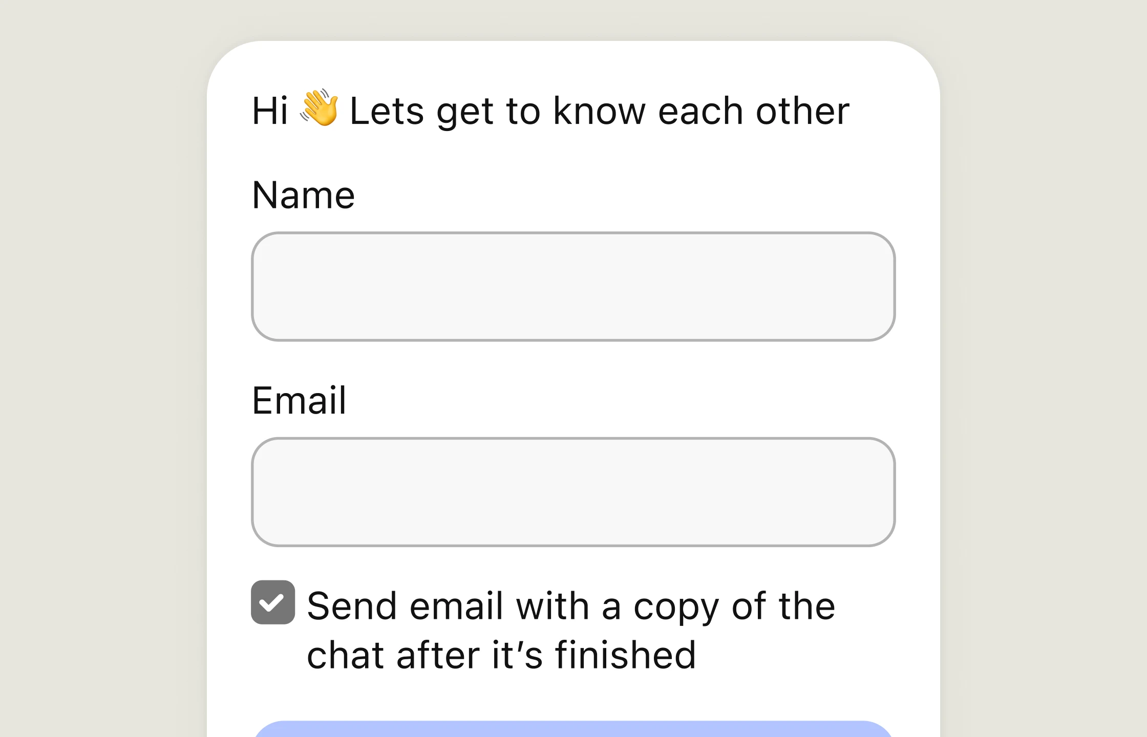 Pre-chat survey answers in the customer details panel.