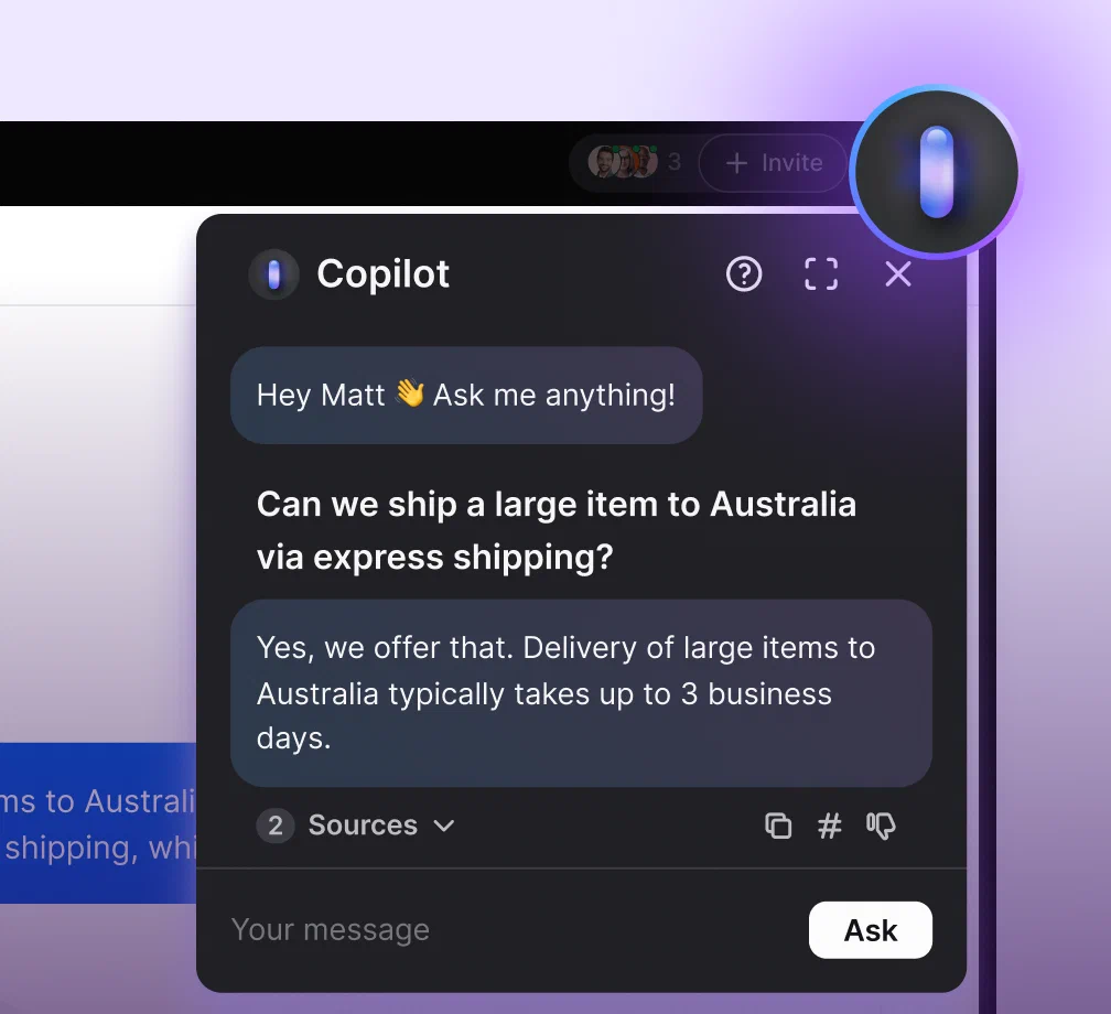 Service de chatbot IA pour le support client, aidant à planifier des réunions et à fournir une assistance.