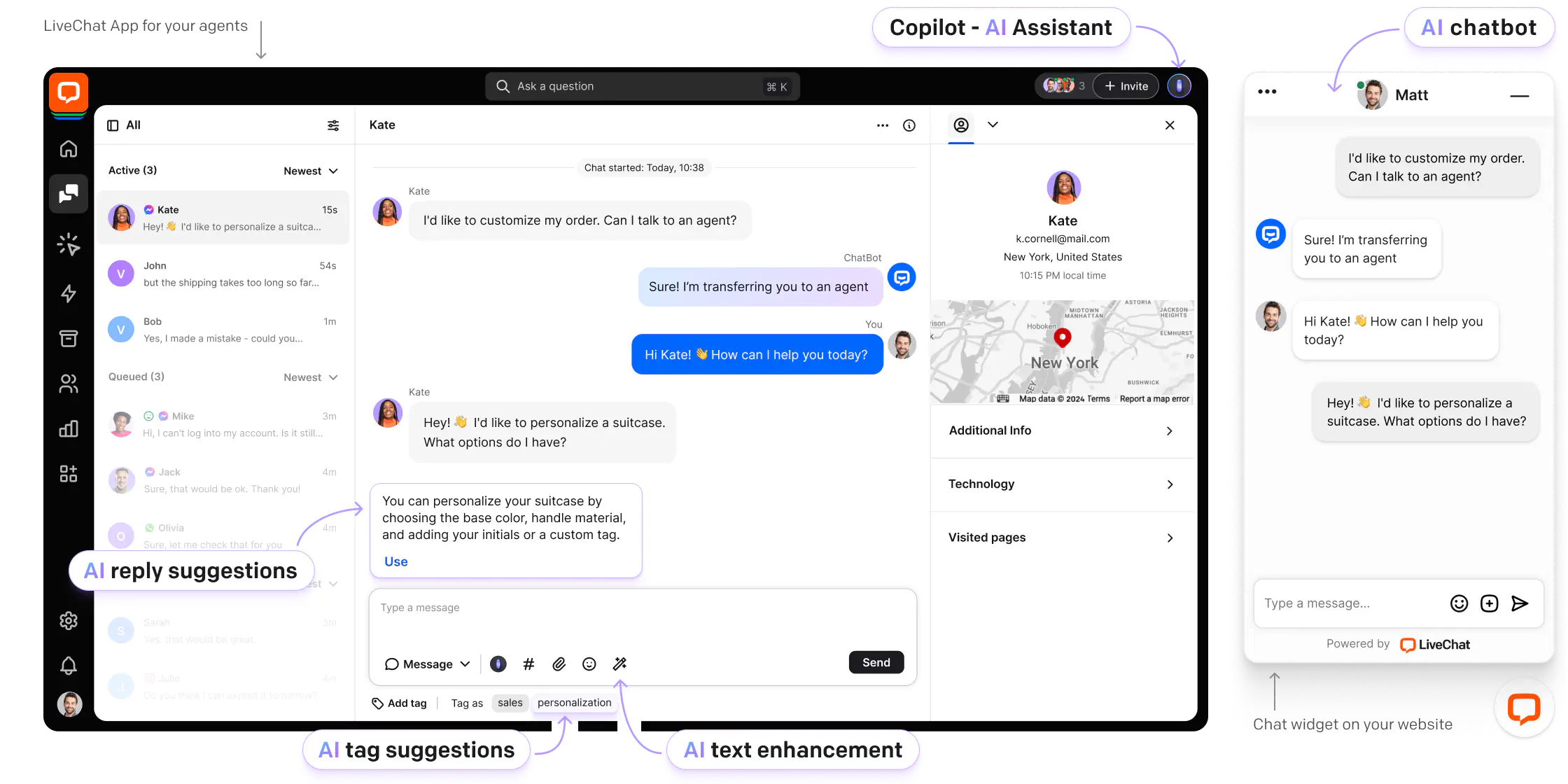 LiveChat® - AI customer service platform for your sales and customer support