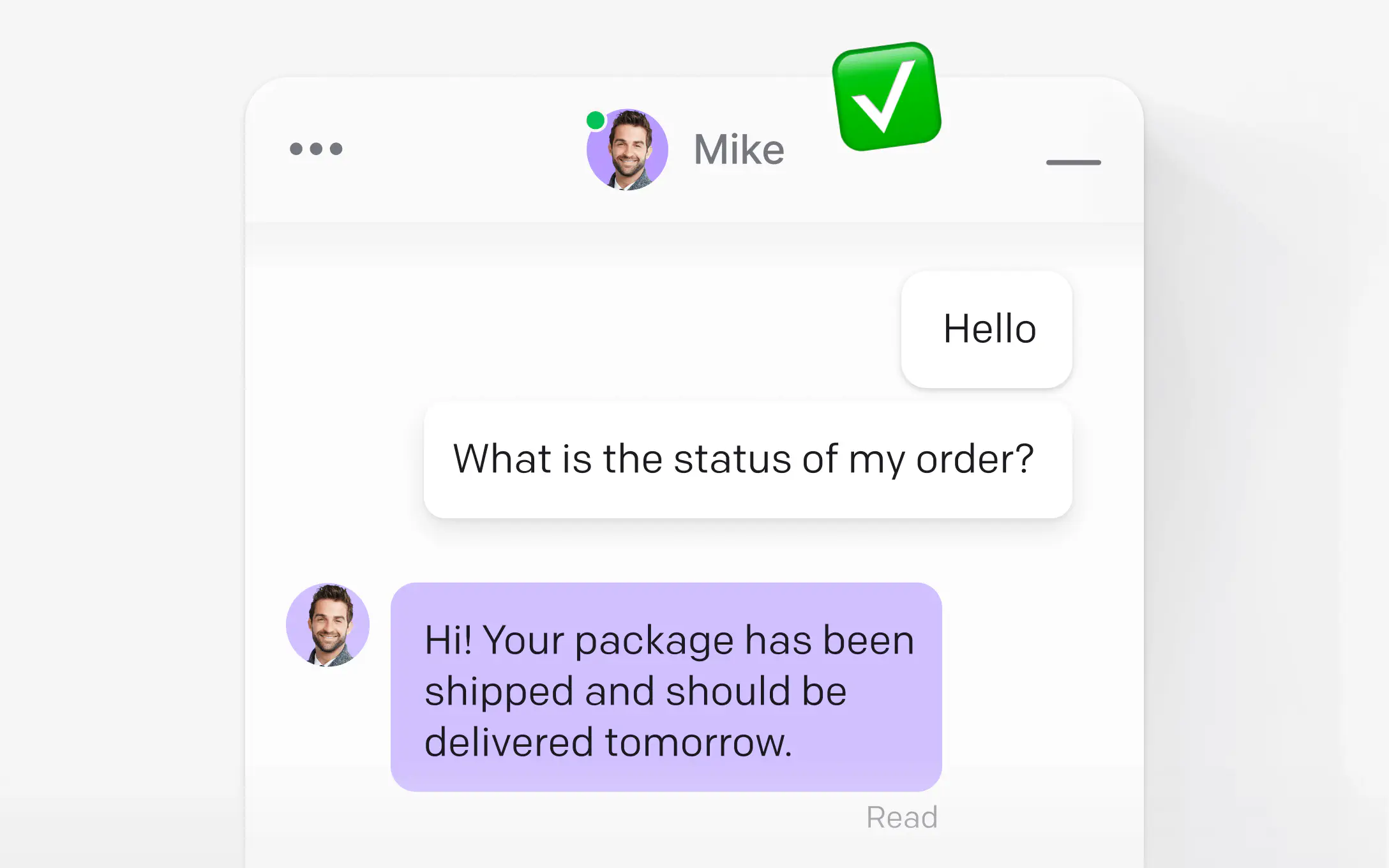 Customer service with live chat for Shopify store