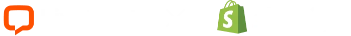 LiveChat x Shopify logos