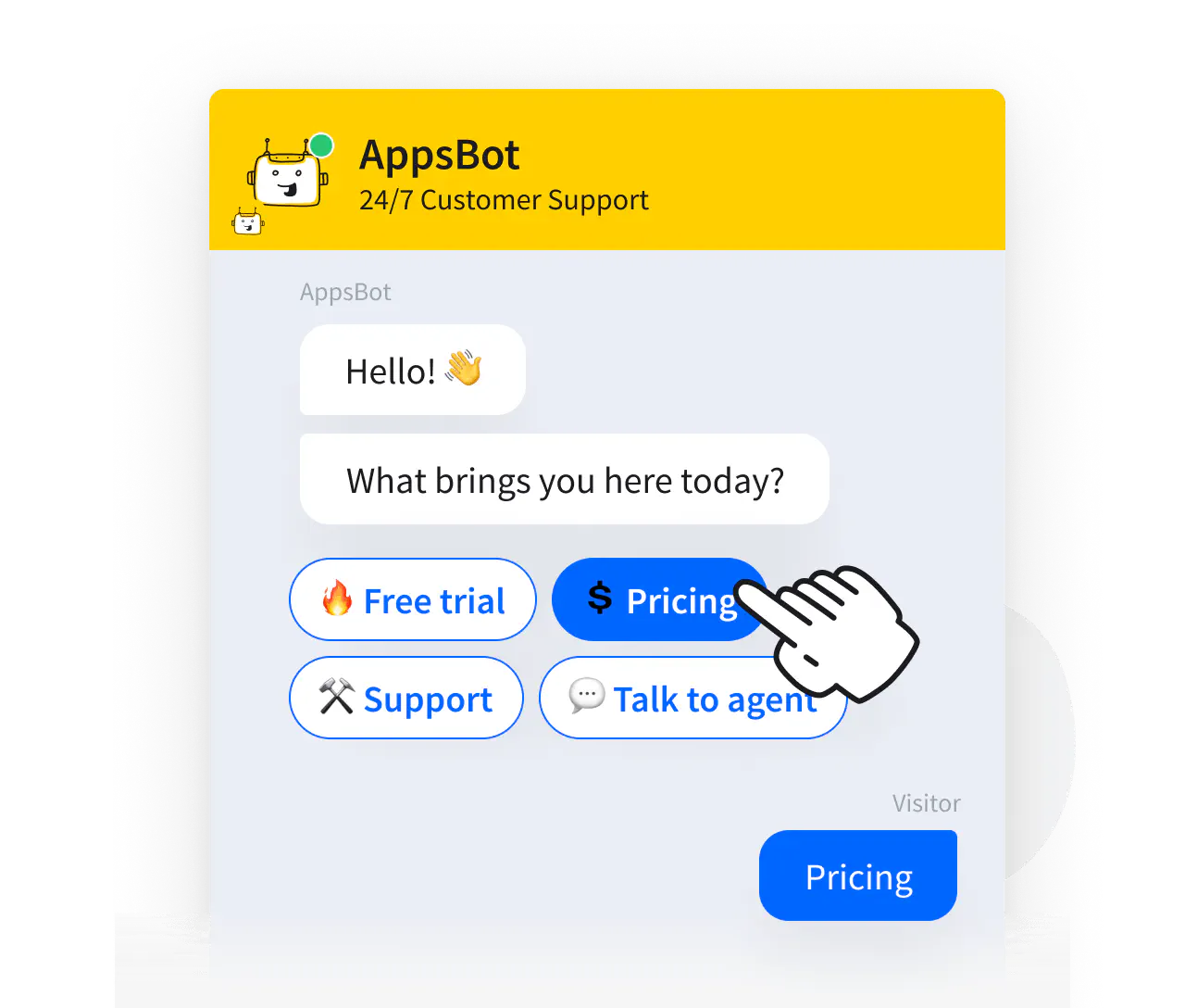 ChatBot view