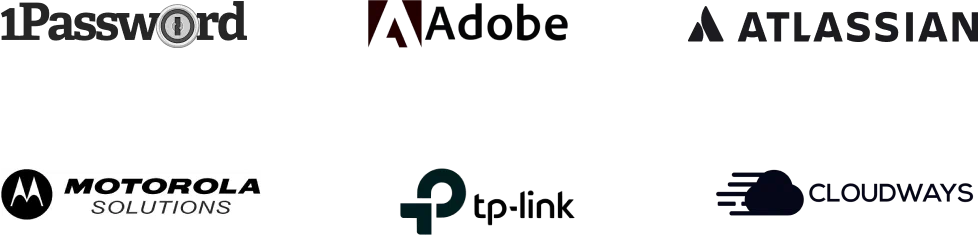 Logos of LiveChat® customers from IT industry