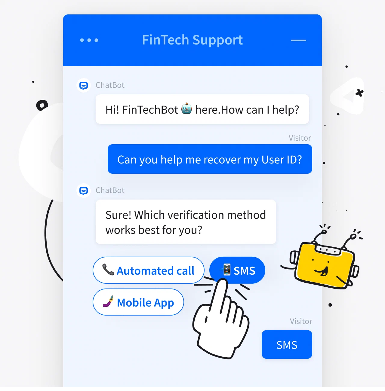 ChatBot.com integration for Finance industry