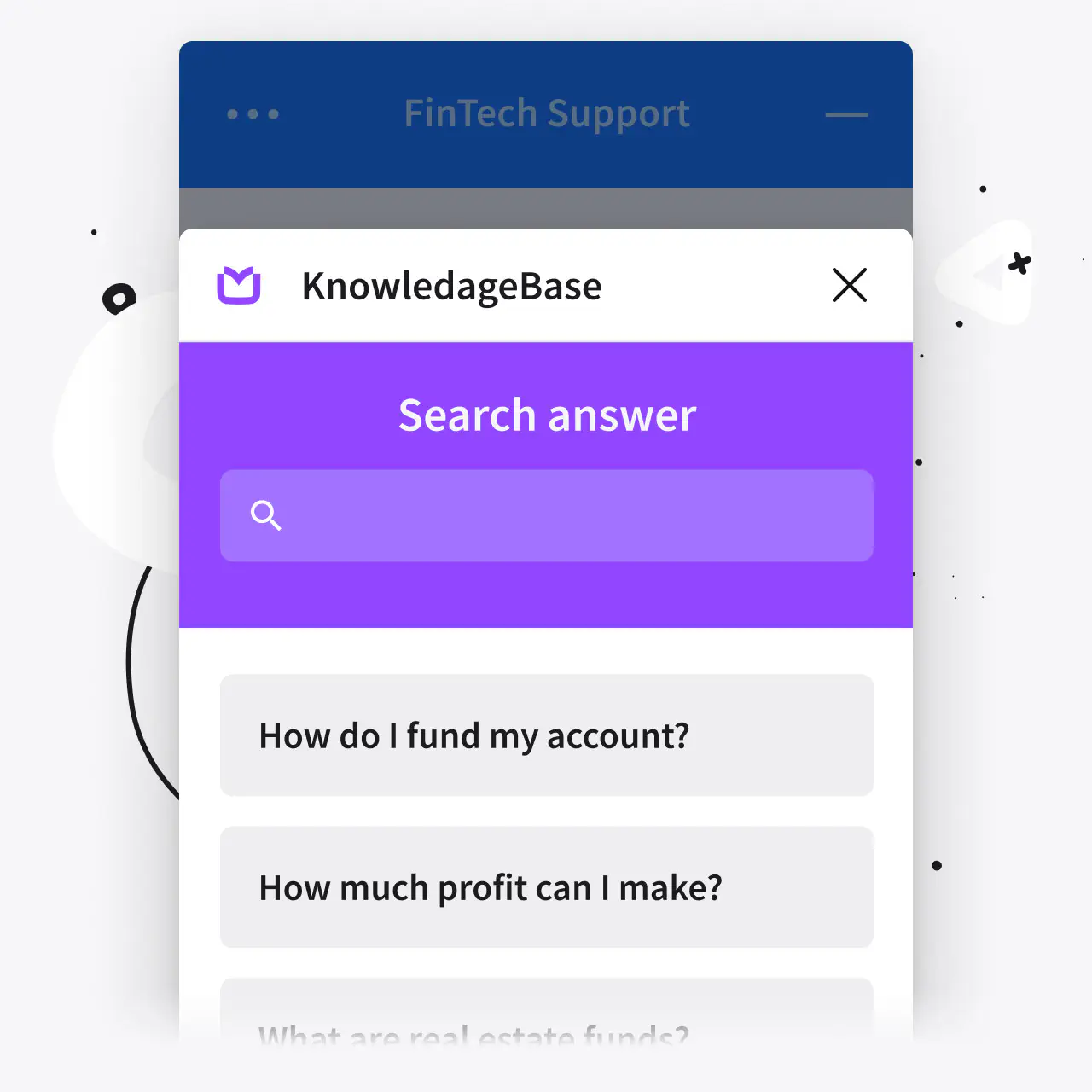 KnowledgeBase for Finance industry