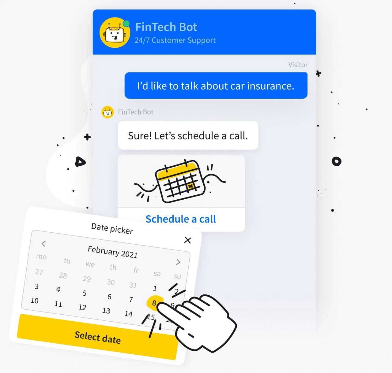 Chat Widget that uses LiveChat®'s open API
