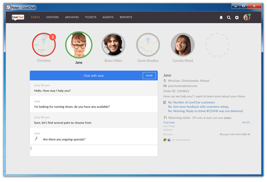 Téléchargez LiveChat : Application Windows