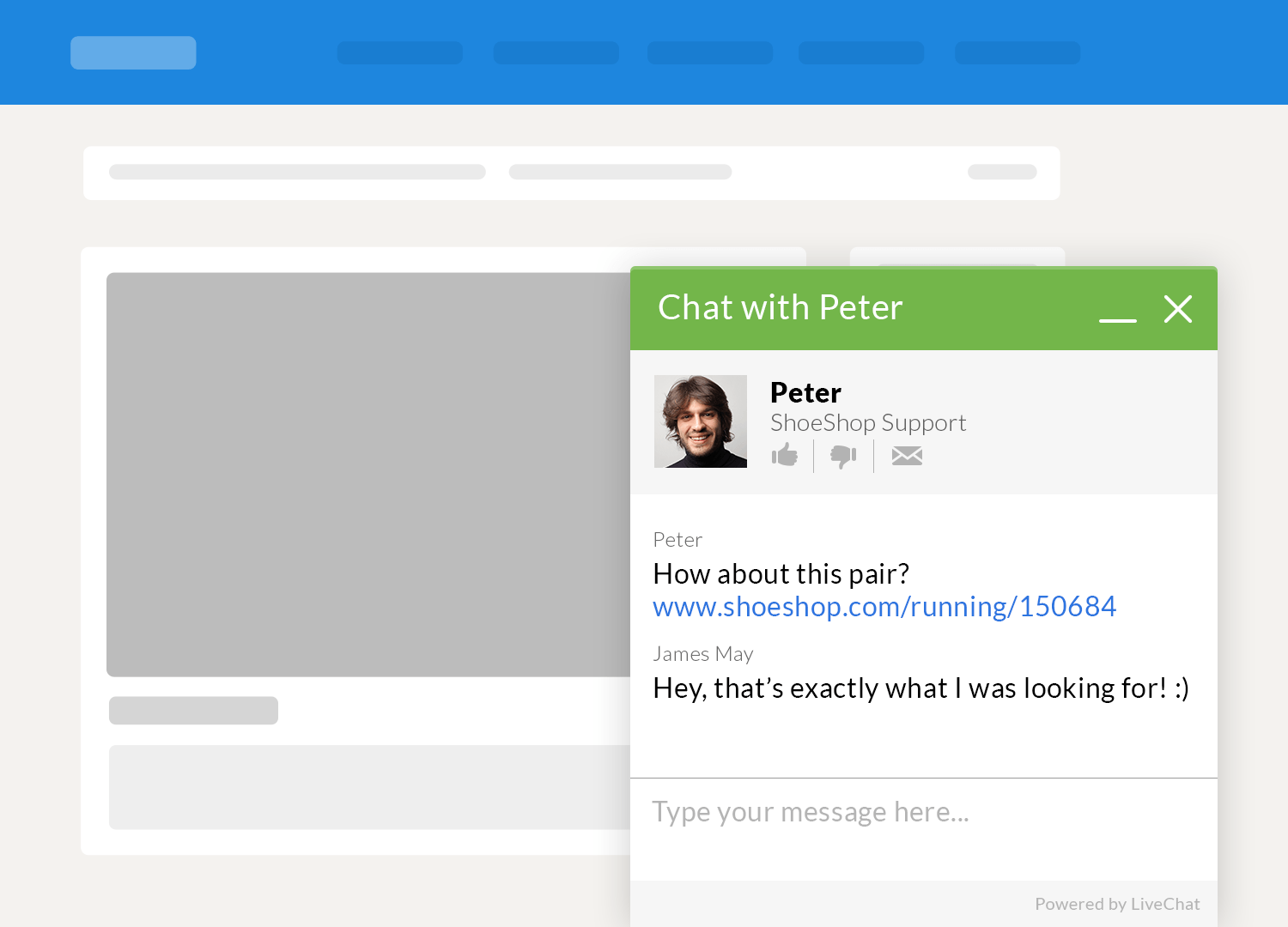 Live chat