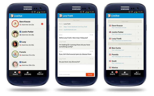 Android LiveChat app update Android LiveChat app update
