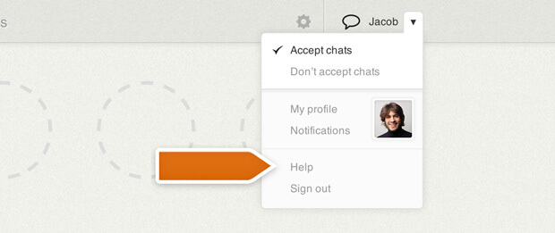 In-app support in LiveChat