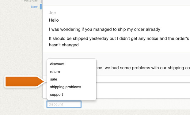 Tagging chats in LiveChat Tagging chats in LiveChat
