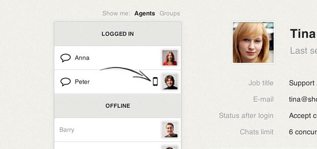 Agents list Mobile icon update Agents list Mobile icon update