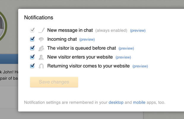 New sound notifications for chat New sound notifications for chat