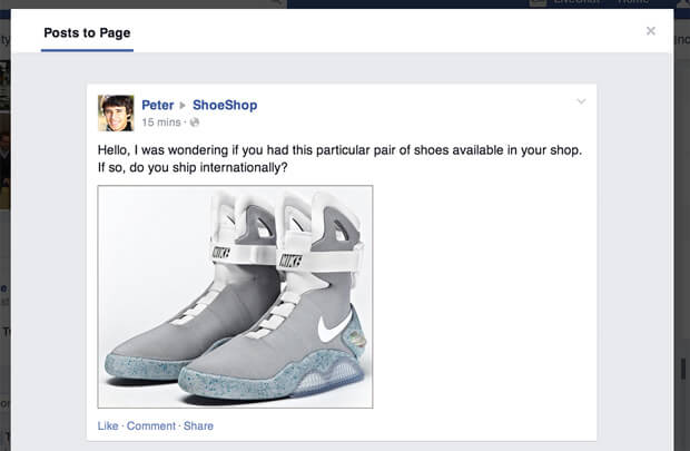 Photos in tickets from Facebook Photos in tickets from Facebook