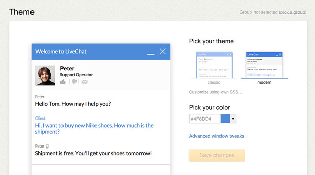New chat window look for LiveChat New chat window look for LiveChat