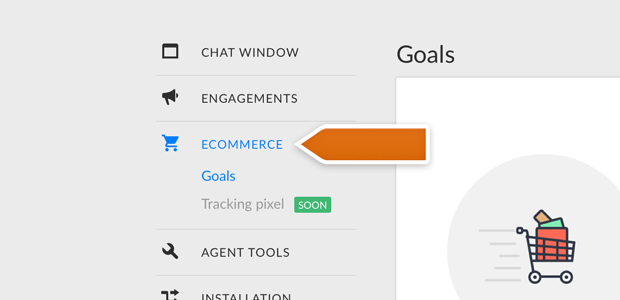 New Ecommerce section in LiveChat