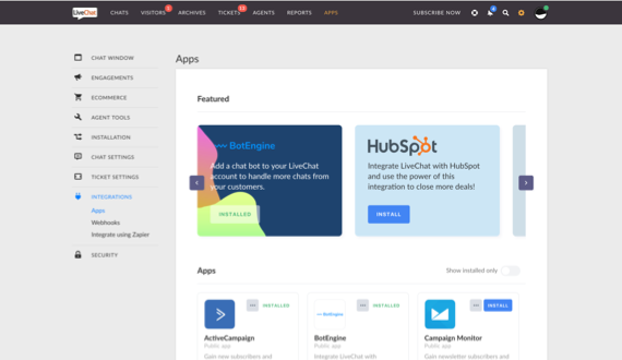 LiveChat Apps Marketplace is now available