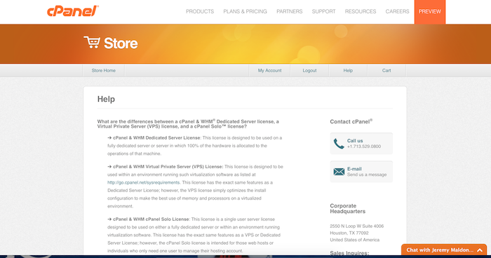 cpanel-chat-window-livechat cPanel chat window livechat