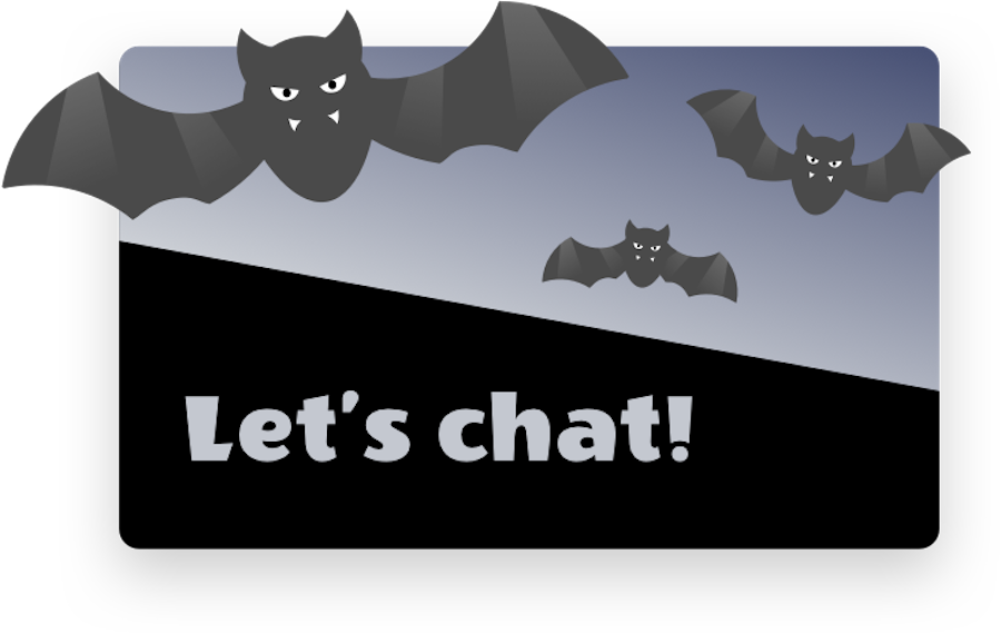 LiveChat scary Halloween eye-catcher LiveChat scary Halloween eye-catcher