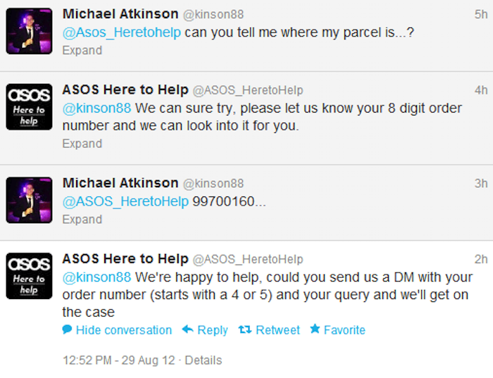 asos customer service ASOS customer service