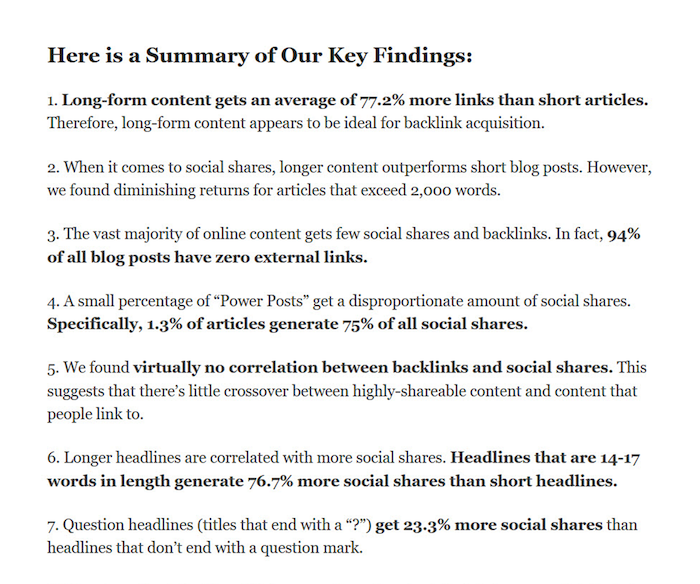 summary of case studies findings