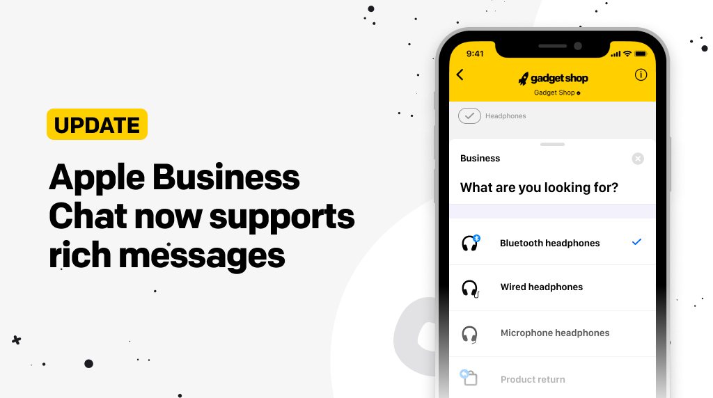 apple_business_chat supports_rich messages Apple Business Chat now supports rich messages