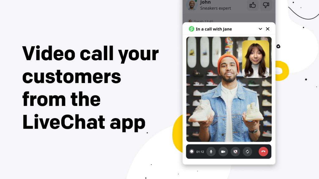 Video call your customers from the LiveChat app