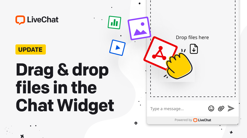 drag-drop-update Drag and drop files in the chat widget