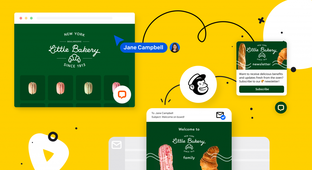 Success_Mailchimp_integration Example automatic invitation with a signup buttonn